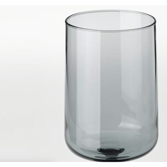 IKEA OMBONAD Wine Glass, Gray, 14 oz, 4 Pack (905.046.47) NEW - Picture 2 of 3